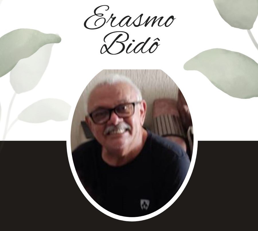 ERASMO BIDÔ  Ex associado. Falecido em 13/02/24